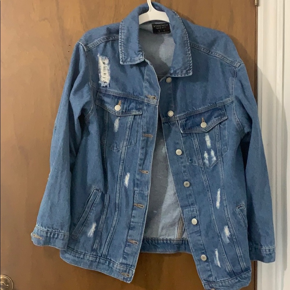 Oversized jean jacket!!